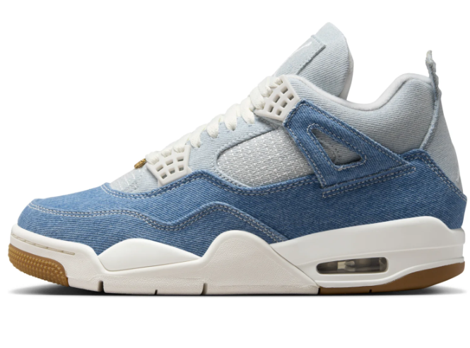 Air Jordan 4 Retro TEX Shoes - Denim (IB6716-100)