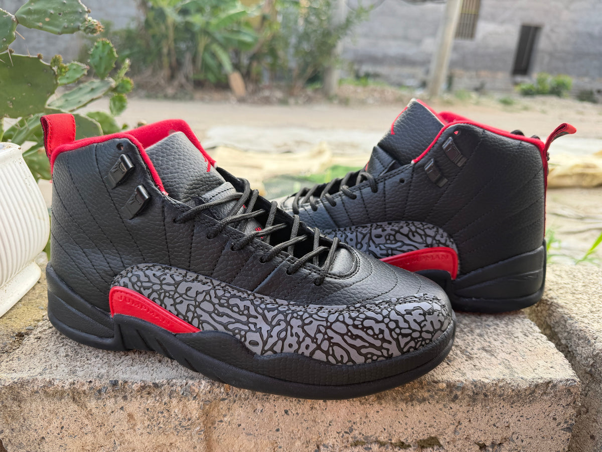Air Jordan 12 Retro 'Black Pattern' Unisex