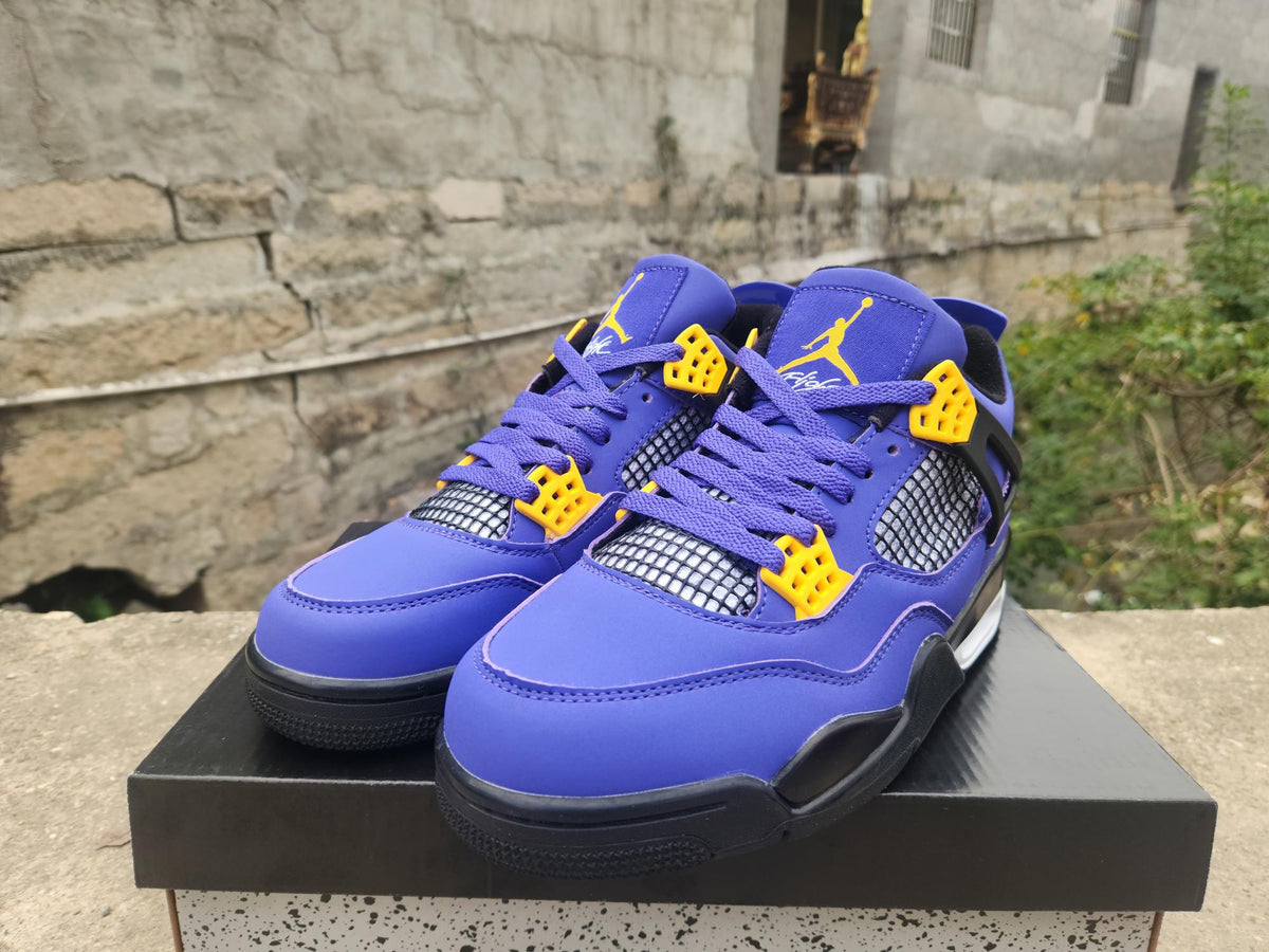 Air Jordan 4 Retro 'Purple Yellow'