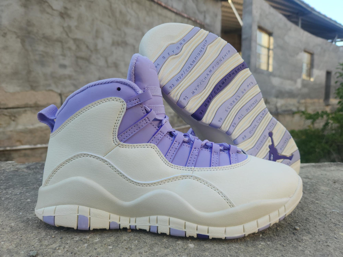 Air Jordan 10 Retro 'White/Purple'