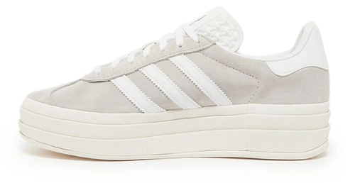 adidas Gazelle Bold Shoes - Grey / White (HQ6893)