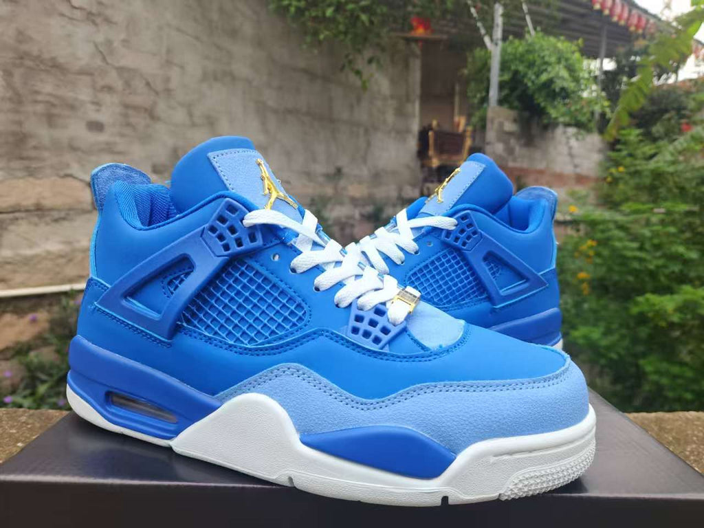 Air Jordan 4 Retro 'Royal-Blue-Gold'