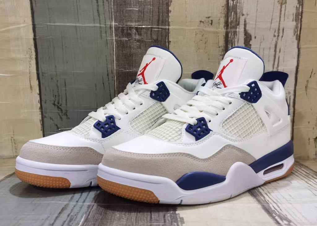 Air Jordan 4 Retro 'Off-White Blue'