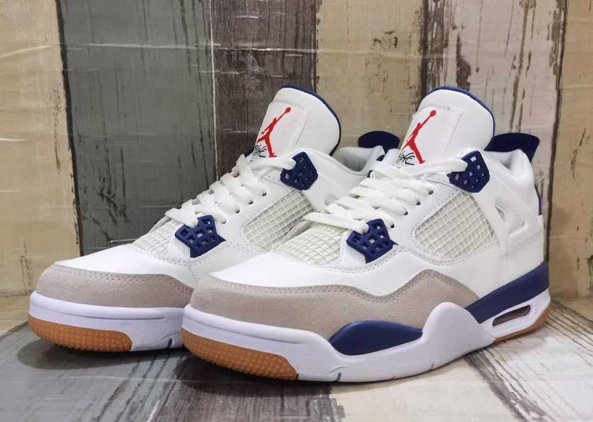 Air Jordan 4 Retro 'Off-White Blue'
