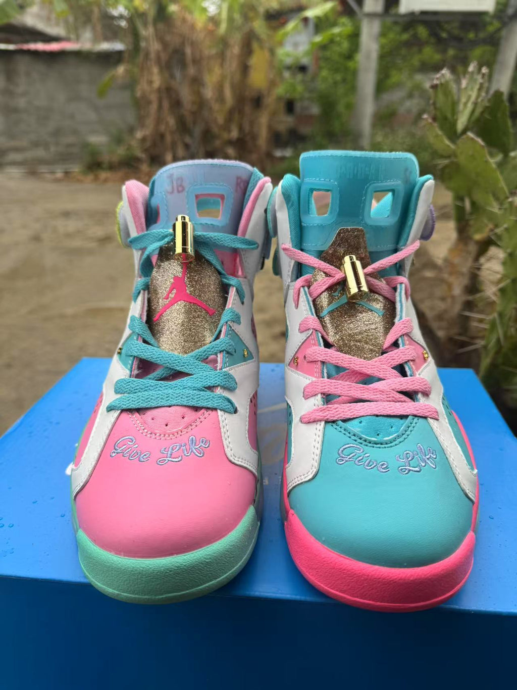 Air Jordan 6 Retro 'Blue-Pink'