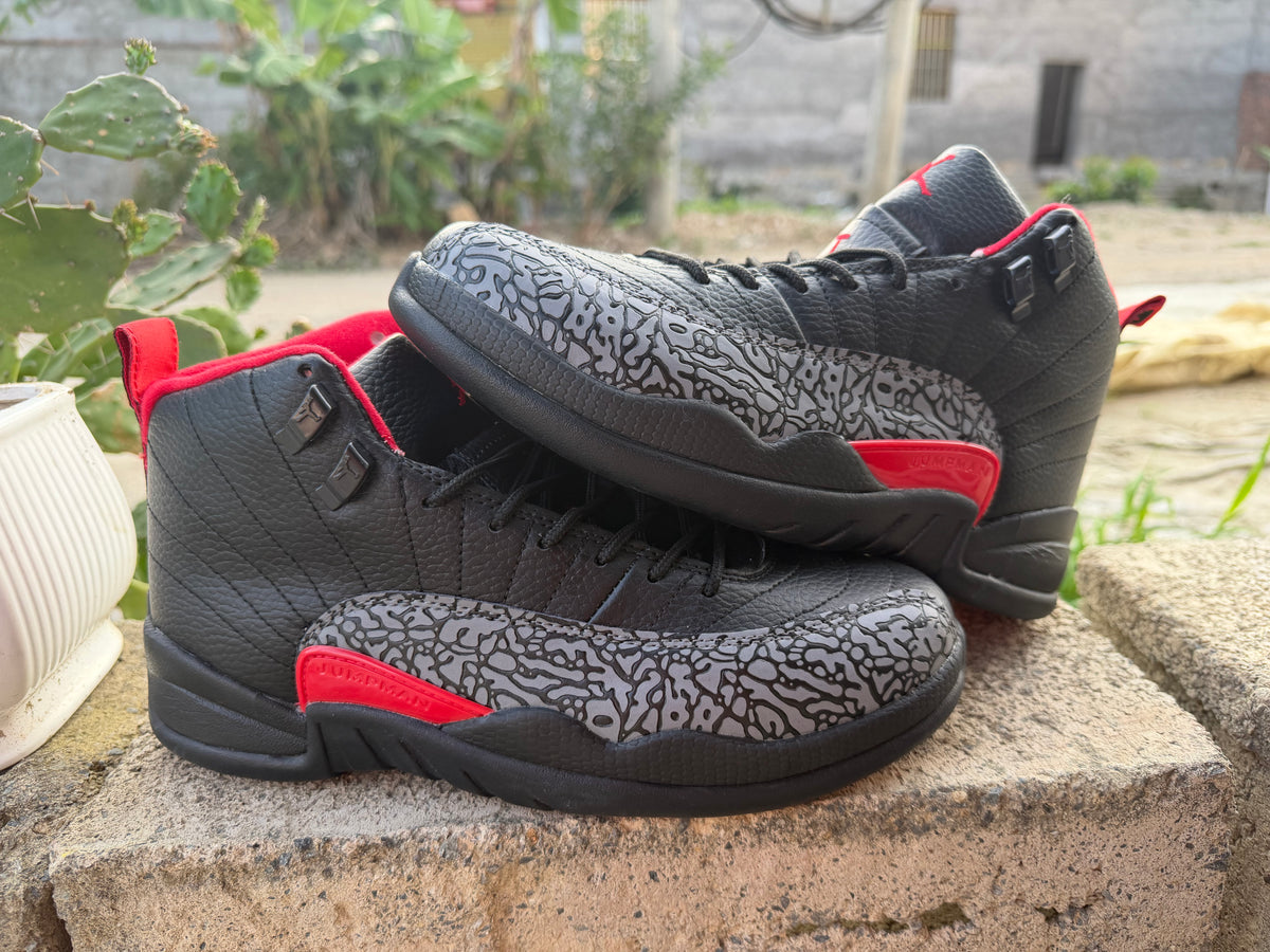 Air Jordan 12 Retro 'Black Pattern' Unisex