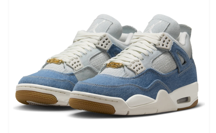 Air Jordan 4 Retro TEX Shoes - Denim (IB6716-100)