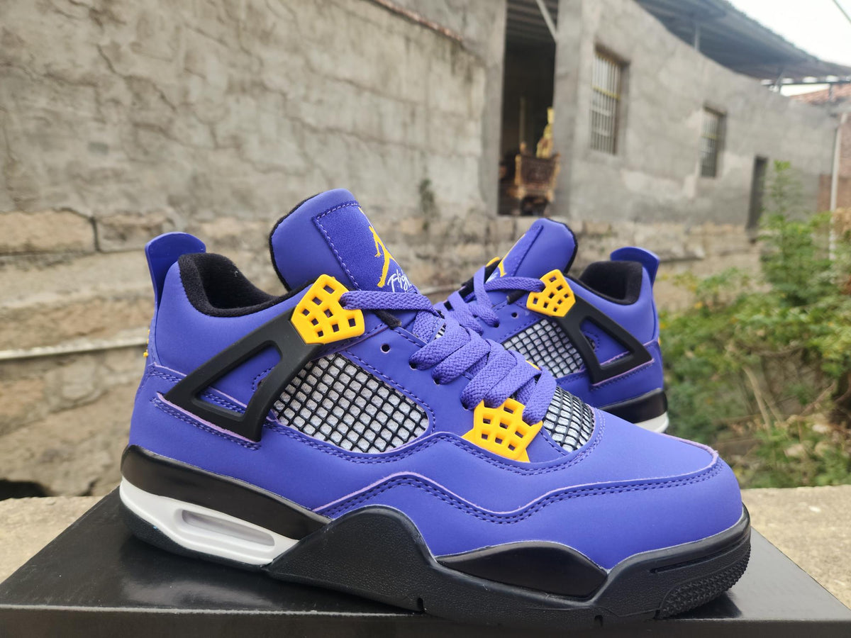 Air Jordan 4 Retro 'Purple Yellow'