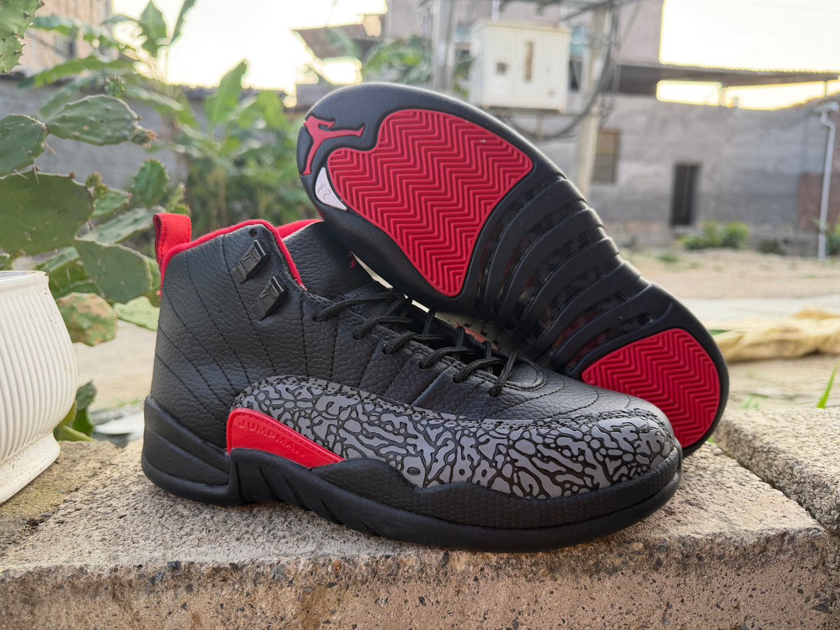 Air Jordan 12 Retro 'Black Pattern' Unisex