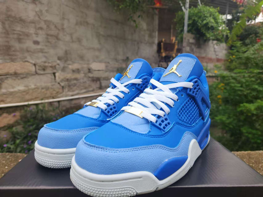 Air Jordan 4 Retro 'Royal-Blue-Gold'