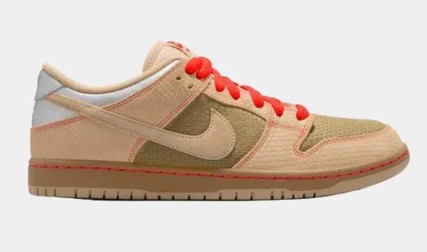 Nike SB Som Tum Dunk Low Pro Canvas Shoes - Vachetta Tan / Parachute Beige