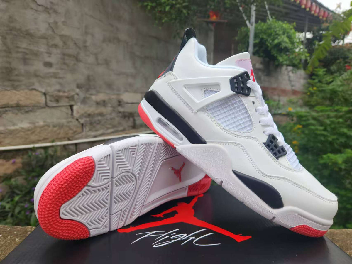 Air Jordan 4 Retro 'White-Red'