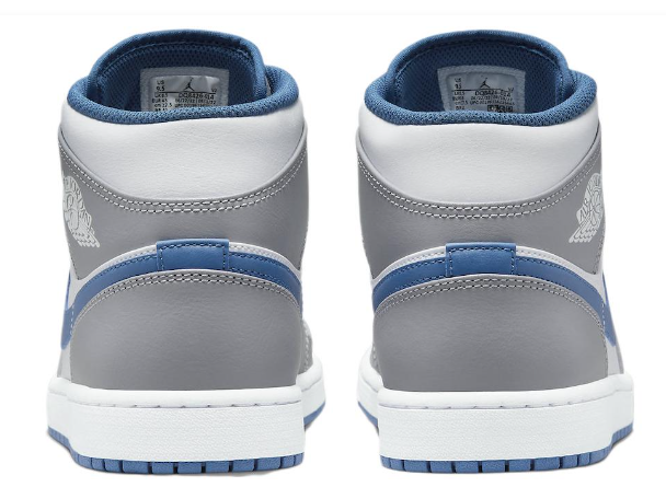 Air Jordan 1 Mid Cement Grey True Blue (DQ8426-014)