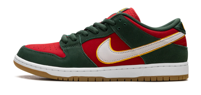 Nike SB Dunk Low Pro Shoes - Seattle Sonics (FZ1287-300)