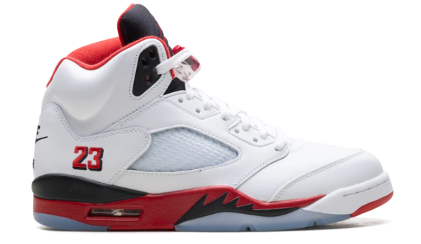 Air Jordan 5 Fire Red - Black Tongue 2025 (HQ7978-101)