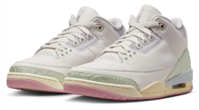 Air Jordan 3 Retro OG Spring Is in the Air (Sail/Jade Aura)