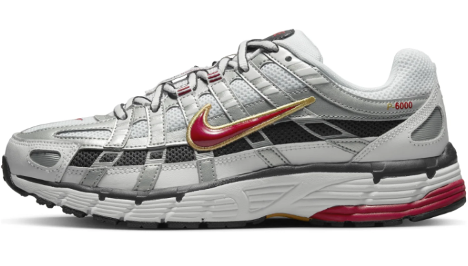 Women's Nike P-6000 CNPT 'Metallic Silver Red' BV1021-101