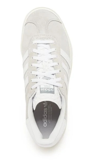 adidas Gazelle Bold Shoes - Grey / White (HQ6893)