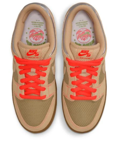 Nike SB Som Tum Dunk Low Pro Canvas Shoes - Vachetta Tan / Parachute Beige