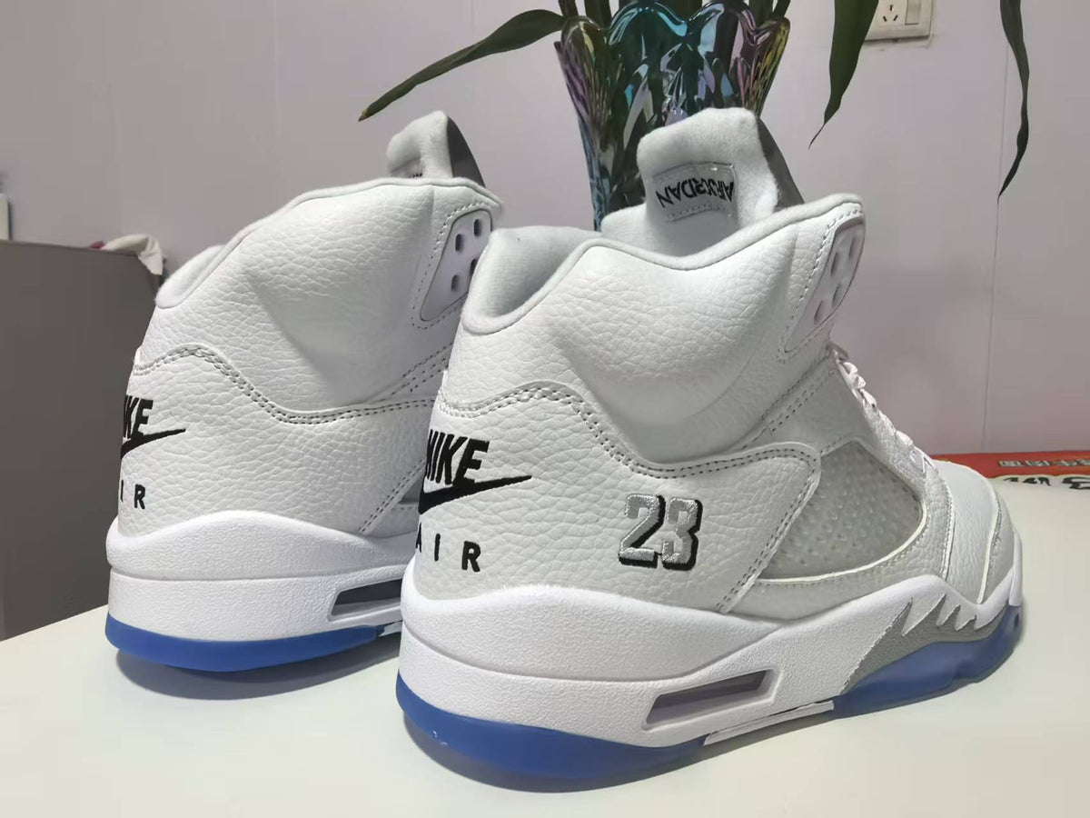 Air Jordan 5 Retro 'White Metallic Silver'