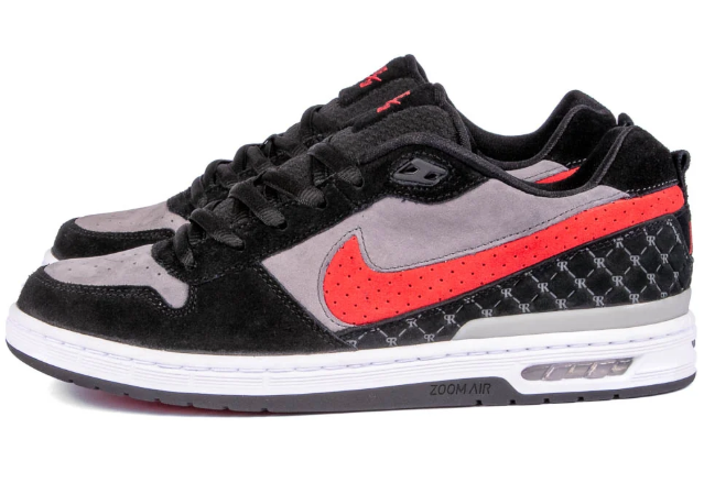 Nike SB Paul Rodriguez Zoom Air Low “Black/Varsity Red/Flint Grey” (125)
