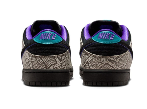 Nike SB Dunk Low Dashawn Jordan “Snake Skin - Black/Fierce Purple” (140)