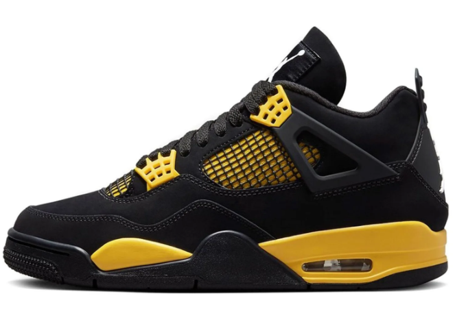 Air Jordan 4 Retro Thunder Sneakers (DH6927-017)