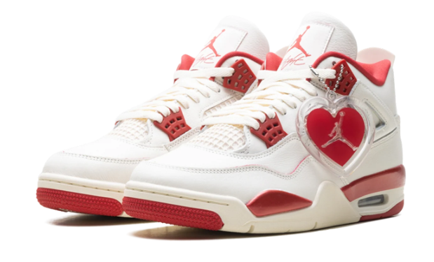 Women's Air Jordan 4 Valentine's Day Sneakers (HV0823-108)