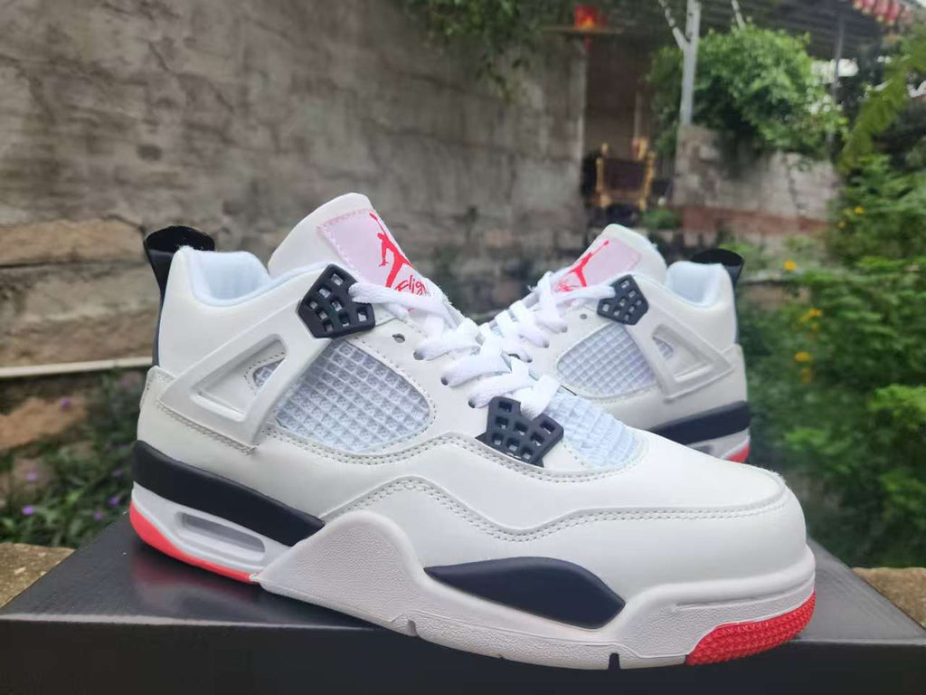 Air Jordan 4 Retro 'White-Red'