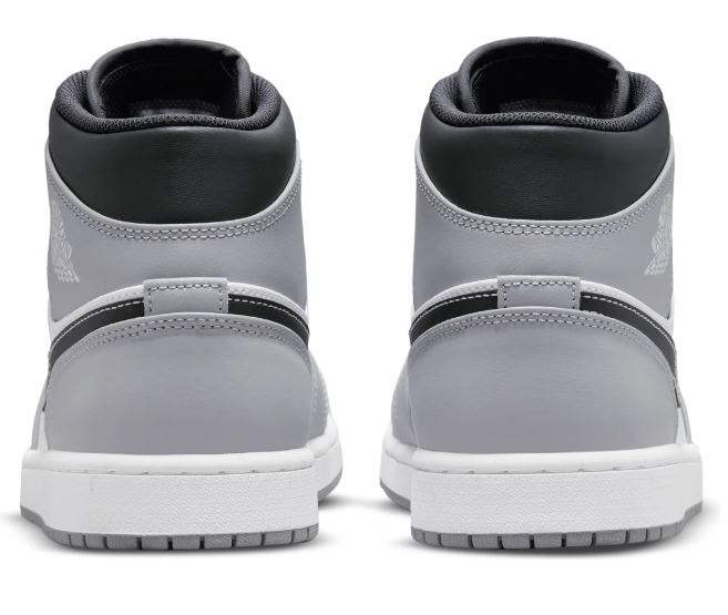 Air Jordan 1 Mid Light Smoke Grey (554724-078)