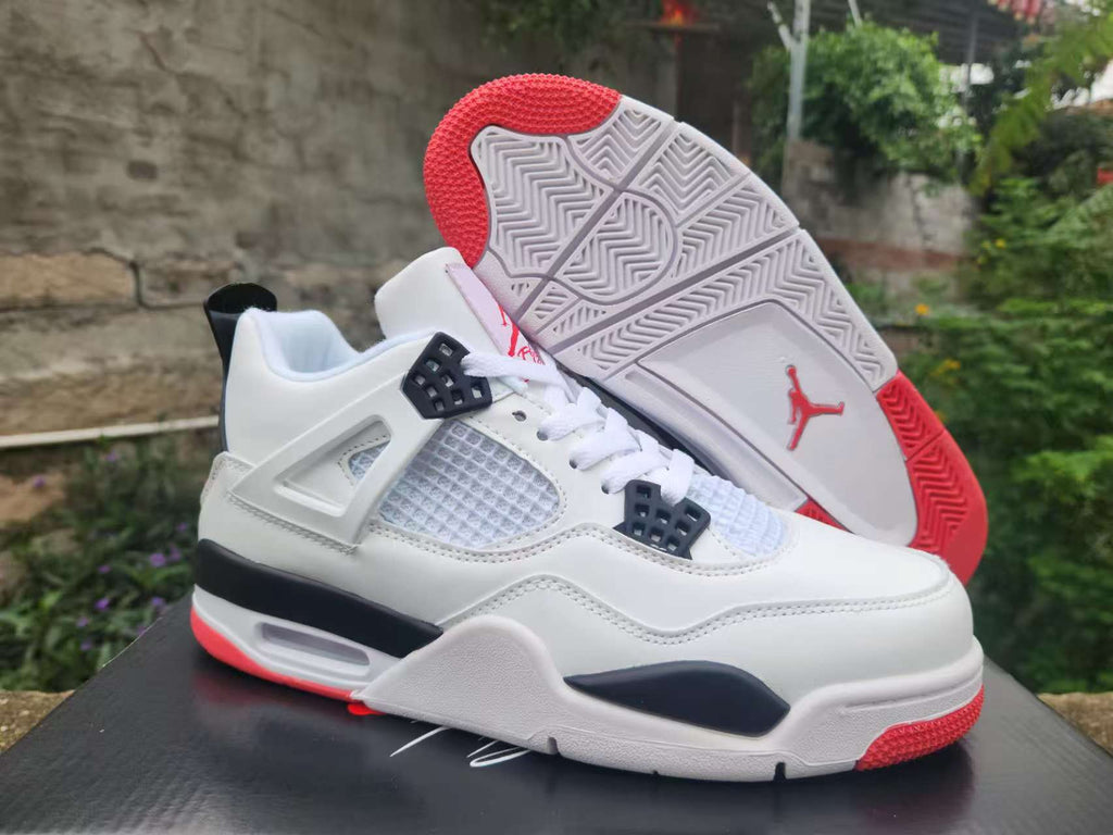 Air Jordan 4 Retro 'White-Red'
