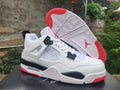 Air Jordan 4 Retro 'White-Red'