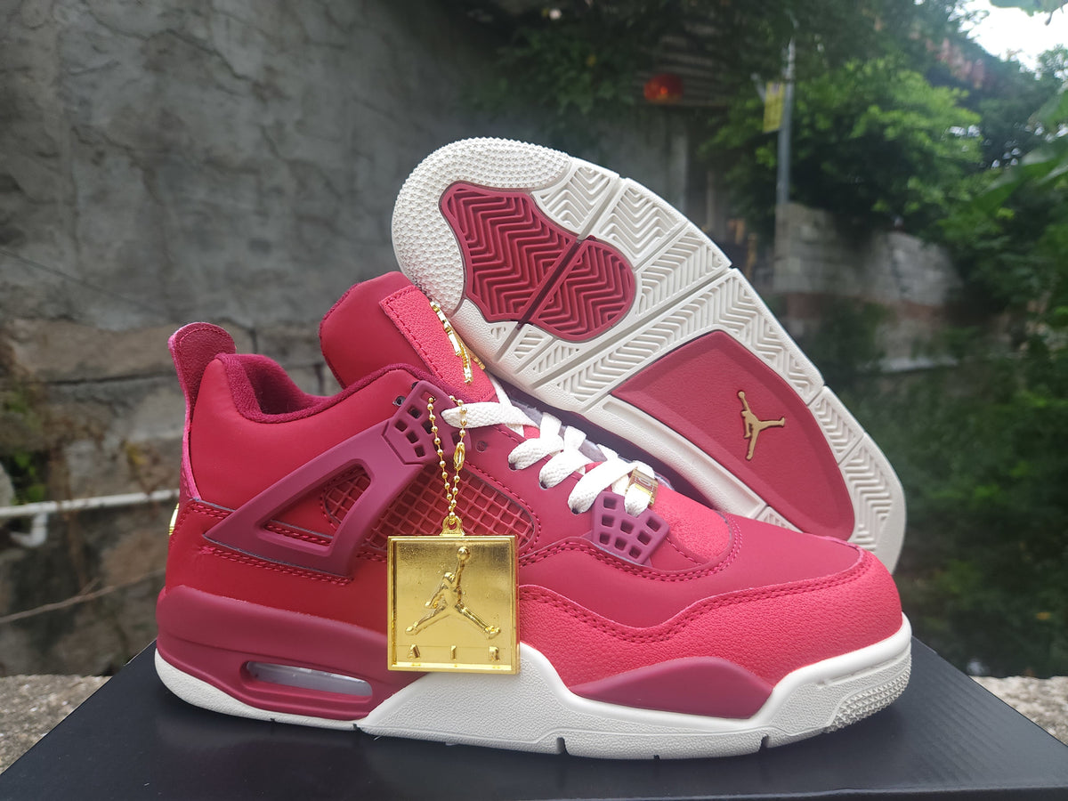 Air Jordan 4 Retro 'Red-Purple-Gold'