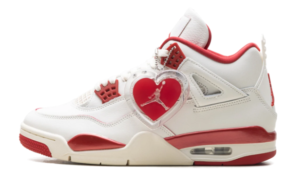 Women's Air Jordan 4 Valentine's Day Sneakers (HV0823-108)