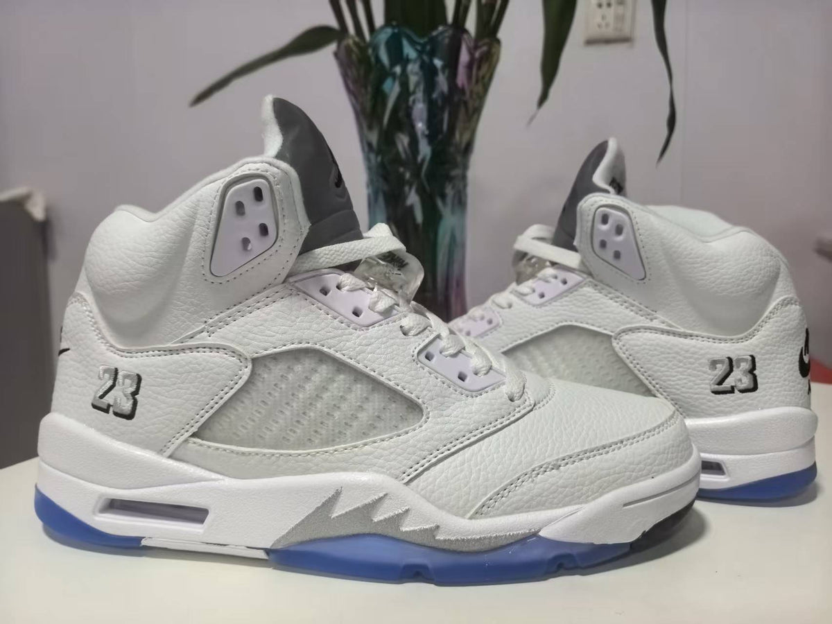 Air Jordan 5 Retro 'White Metallic Silver'